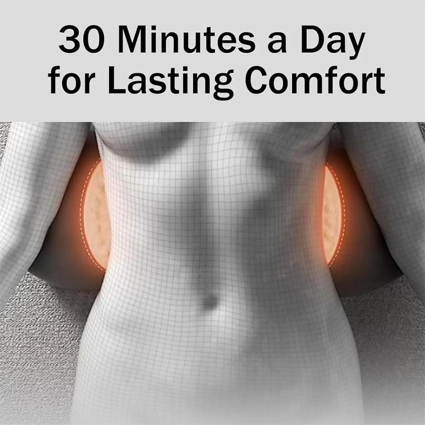 Warmth and gentle vibration exactly where your back needs it