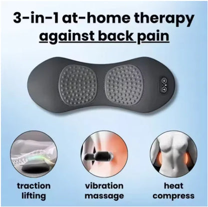 Warmth and gentle vibration exactly where your back needs it