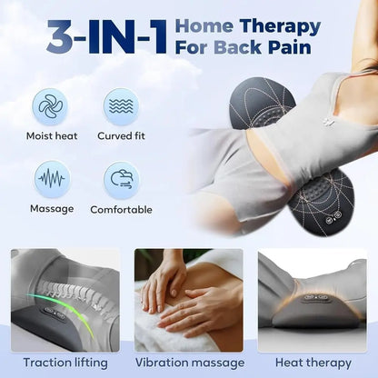 Warmth and gentle vibration exactly where your back needs it